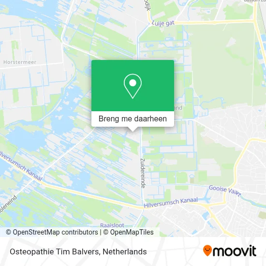 Osteopathie Tim Balvers kaart