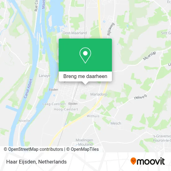 Haar Eijsden kaart