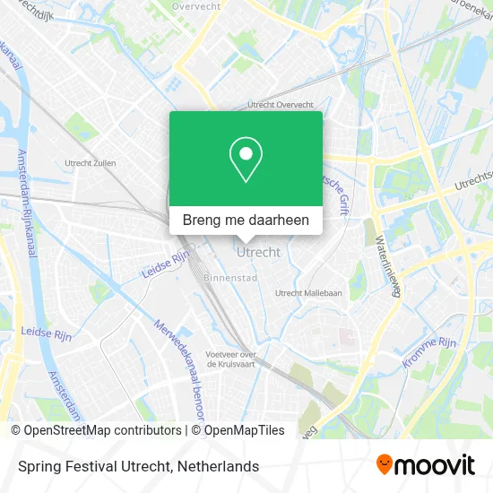 Spring Festival Utrecht kaart