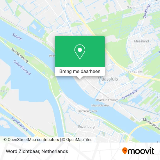 Word Zichtbaar kaart