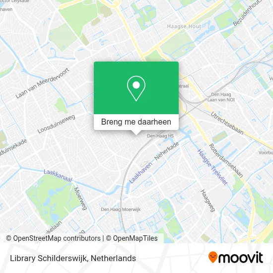 Library Schilderswijk kaart