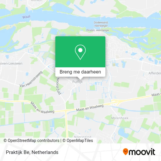 Praktijk Be kaart