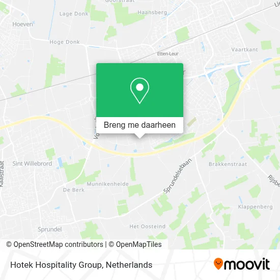 Hotek Hospitality Group kaart