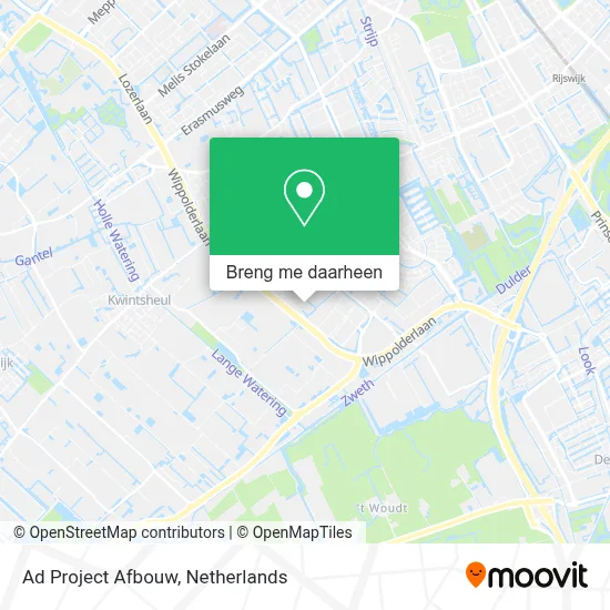Ad Project Afbouw kaart