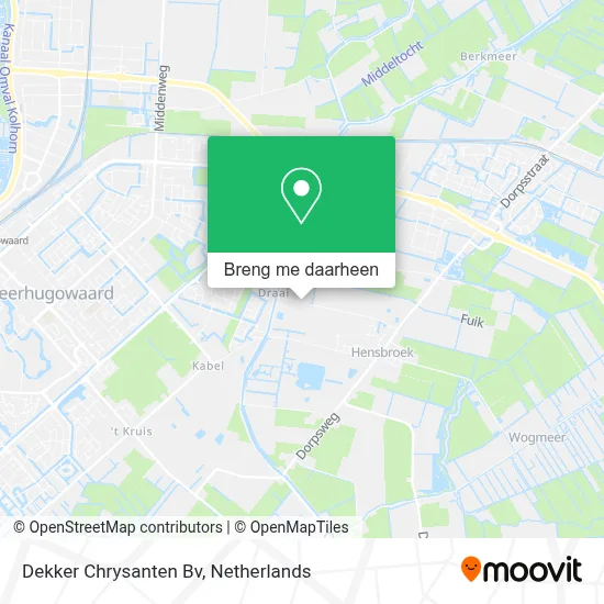 Dekker Chrysanten Bv kaart