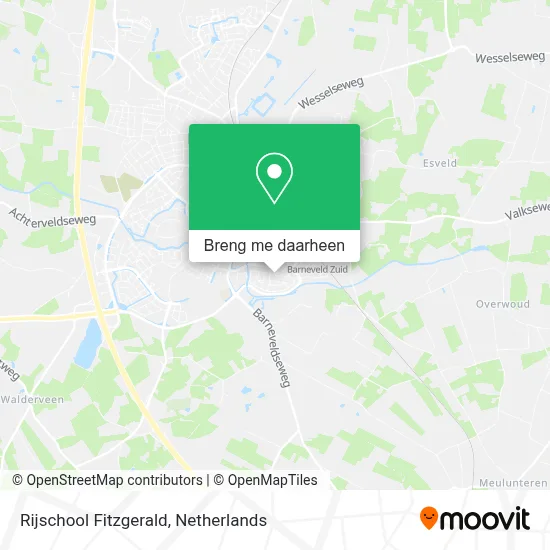 Rijschool Fitzgerald kaart