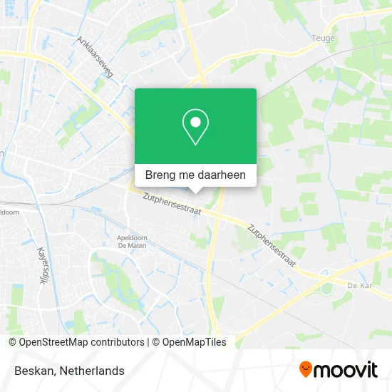 Beskan kaart