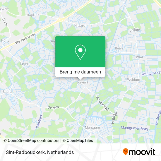 Sint-Radboudkerk kaart