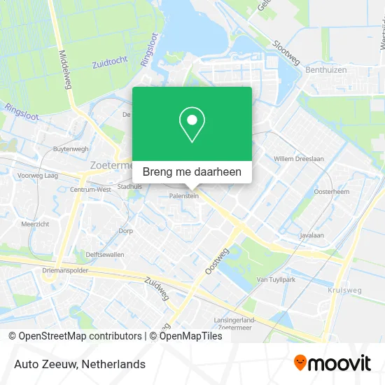 Auto Zeeuw kaart