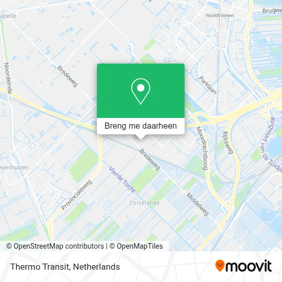 Thermo Transit kaart