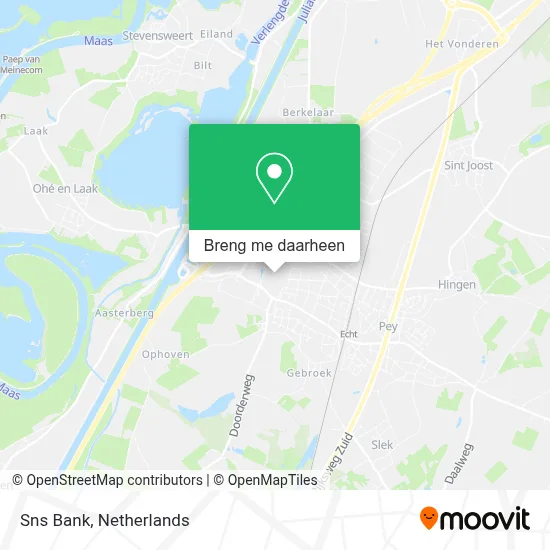 Sns Bank kaart