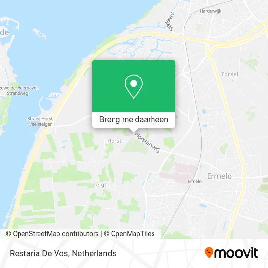 Restaria De Vos kaart