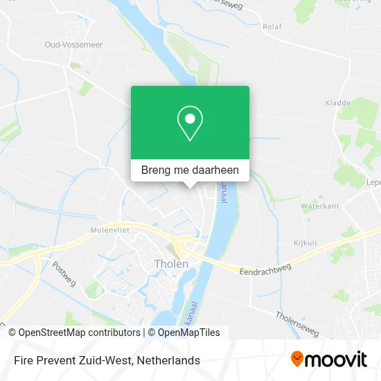 Fire Prevent Zuid-West kaart