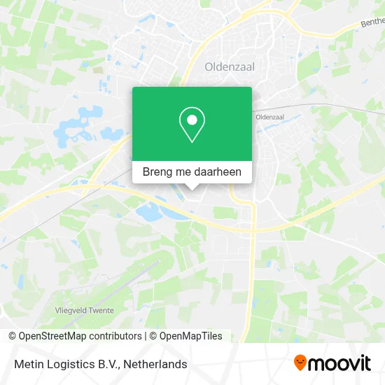 Metin Logistics B.V. kaart