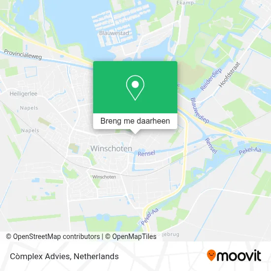 Còmplex Advies kaart