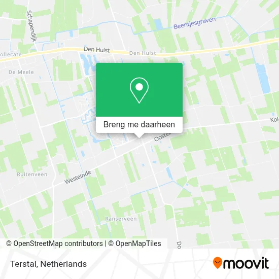 Terstal kaart