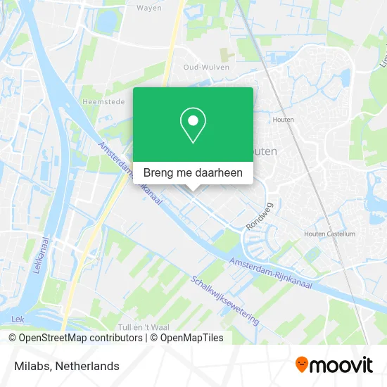 Milabs kaart