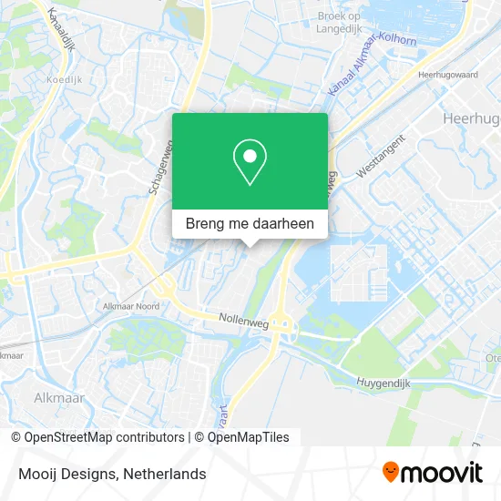 Mooij Designs kaart