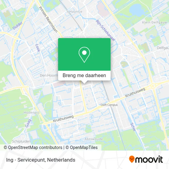 Ing - Servicepunt kaart