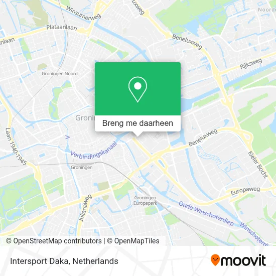 Intersport Daka kaart