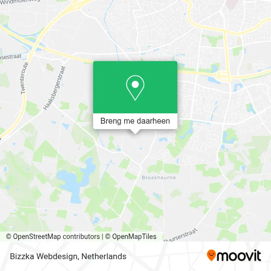 Bizzka Webdesign kaart