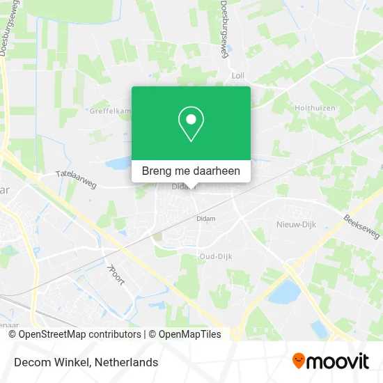 Decom Winkel kaart