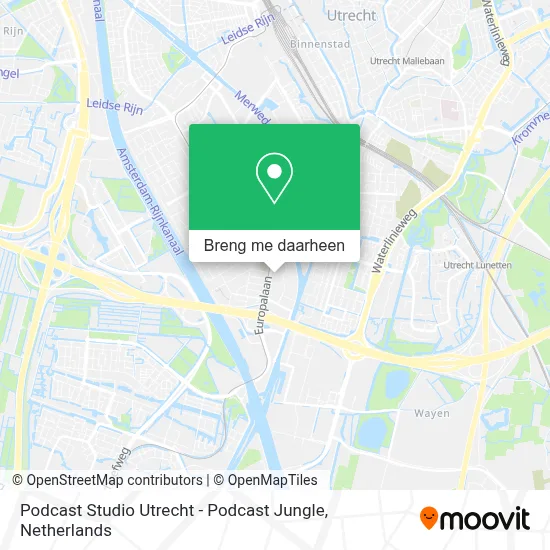 Podcast Studio Utrecht - Podcast Jungle kaart