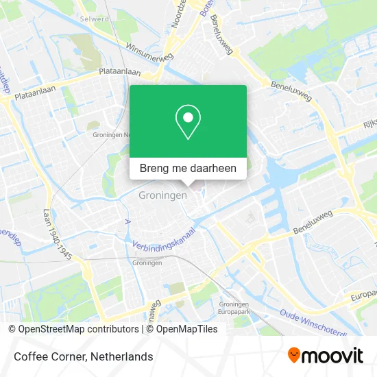 Coffee Corner kaart