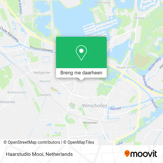 Haarstudio Mooi kaart