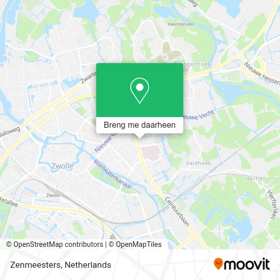 Zenmeesters kaart