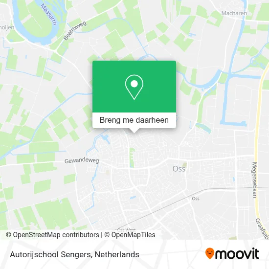 Autorijschool Sengers kaart