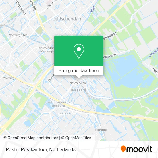 Postnl Postkantoor kaart