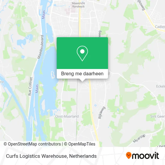 Curfs Logistics Warehouse kaart