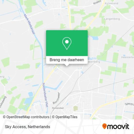 Sky Access kaart