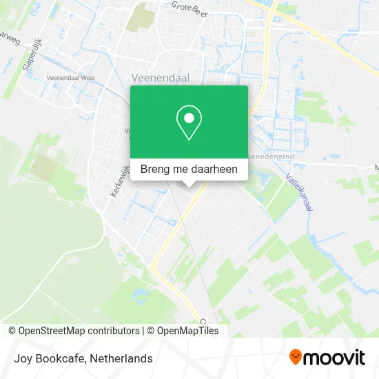 Joy Bookcafe kaart