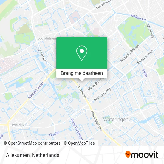 Allekanten kaart