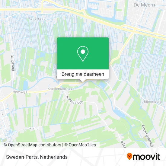 Sweden-Parts kaart