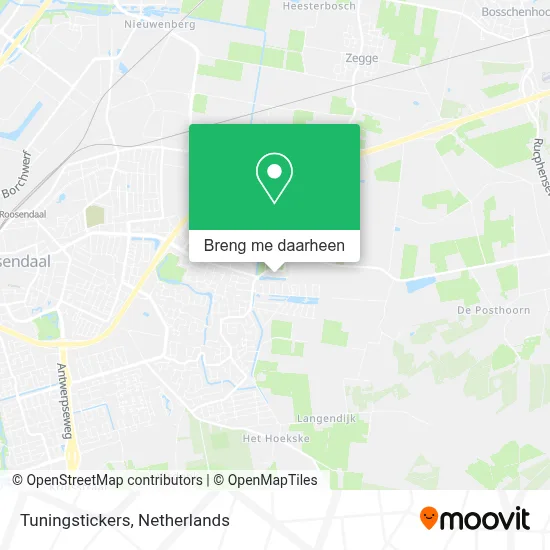 Tuningstickers kaart