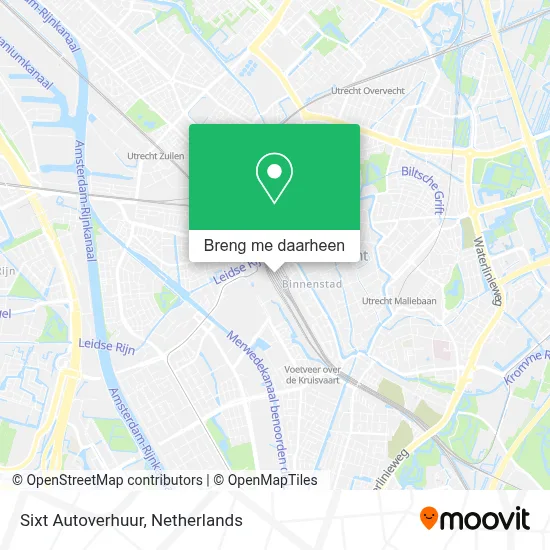 Sixt Autoverhuur kaart