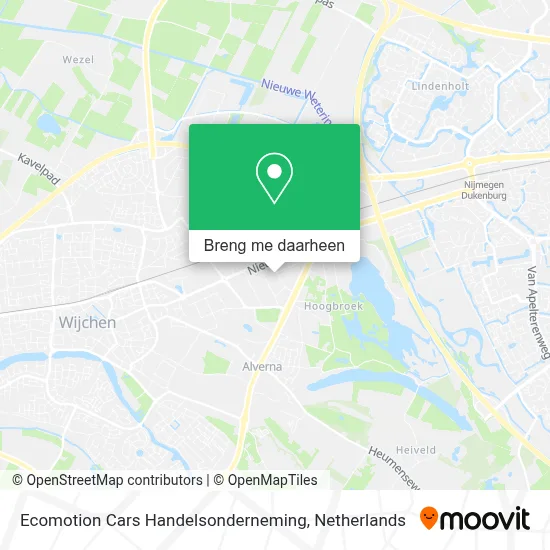 Ecomotion Cars Handelsonderneming kaart