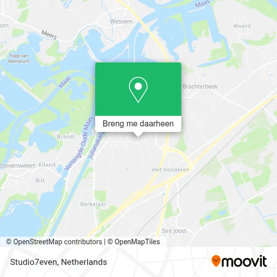 Studio7even kaart