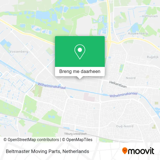 Beltmaster Moving Parts kaart