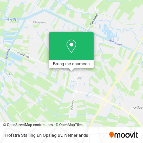 Hofstra Stalling En Opslag Bv kaart