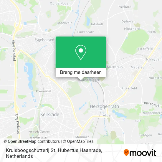 Kruisboogschutterij St. Hubertus Haanrade kaart