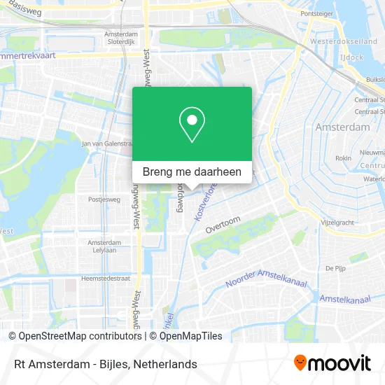 Rt Amsterdam - Bijles kaart