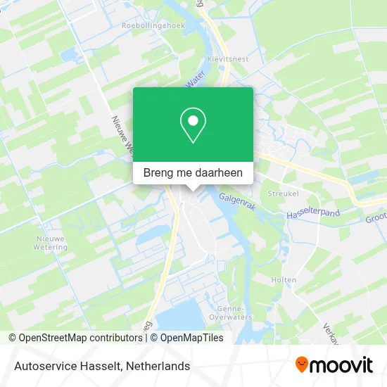 Autoservice Hasselt kaart