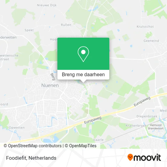 Foodiefit kaart