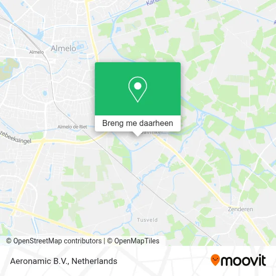 Aeronamic B.V. kaart