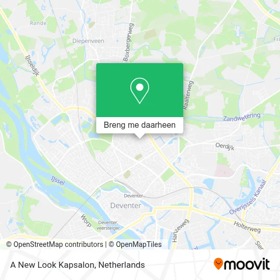 A New Look Kapsalon kaart