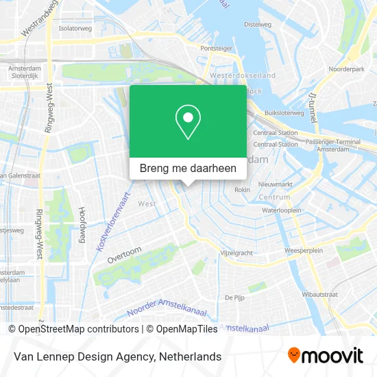 Van Lennep Design Agency kaart